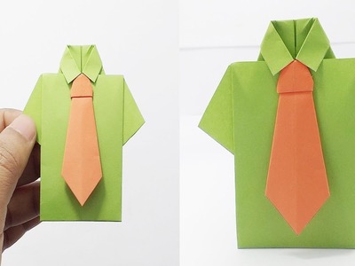 Awesome crafty tie and shirt | Paper craft shirt and tie | Easy paper craft shirt | Diy shirt & tie