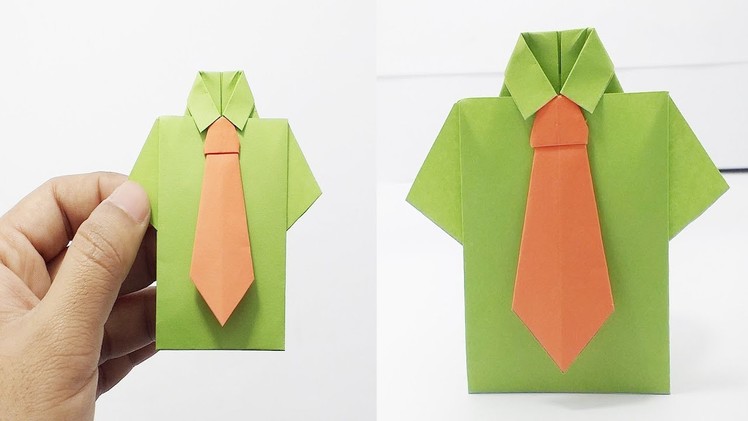 Awesome crafty tie and shirt | Paper craft shirt and tie | Easy paper craft shirt | Diy shirt & tie