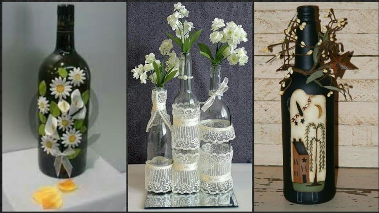 Beautiful Bottle Craft Decoration Ideas.