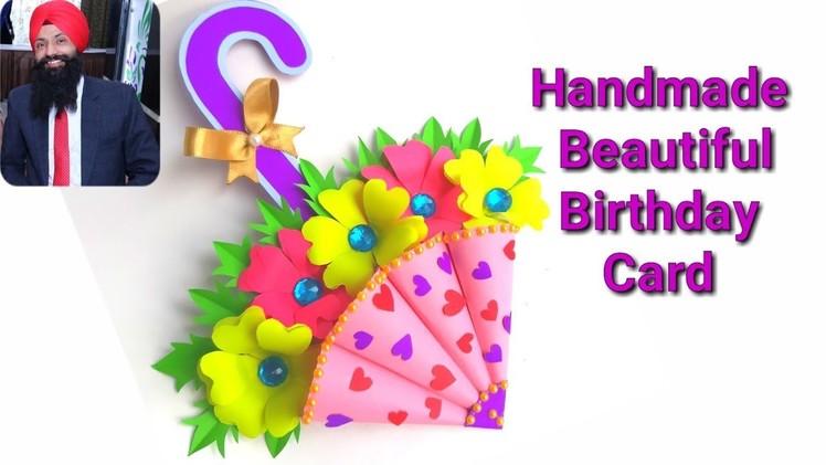 Beautiful handmade birthday card | greetings  card making ideas || paper craft ideas