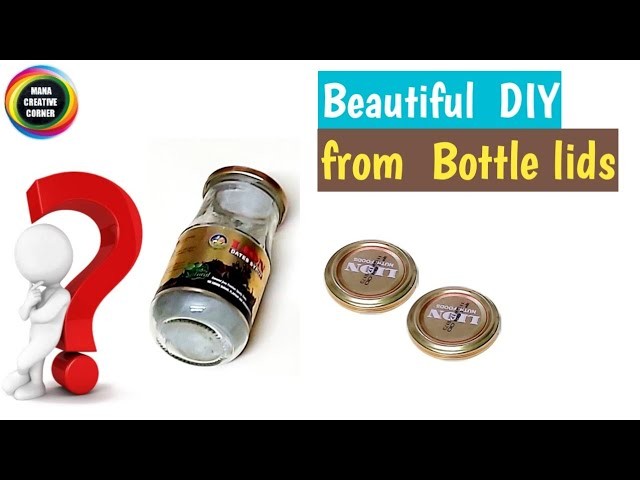 #Best out of waste glass jar lids craft idea#DIY Flower Basket from waste glass jar lid# Home decor