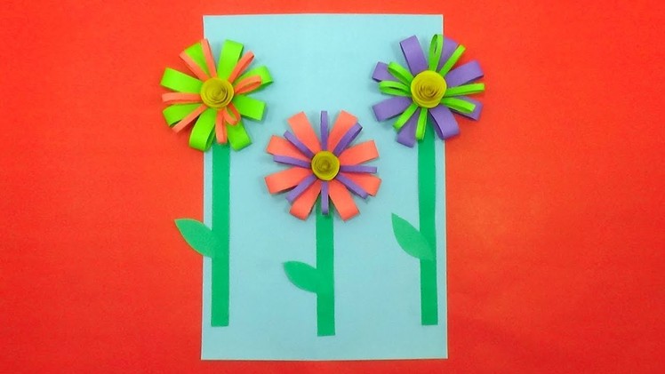 Best Summer Flower Paper Craft for Kids Room Decoration - DIY Spring Crafts Ideas