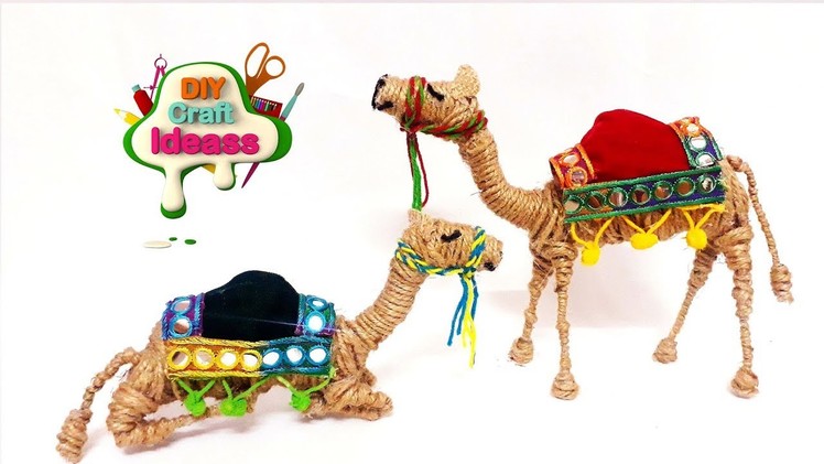 Camel diy idea jute craft | New idea for ur home decor || Jute craft | DIY