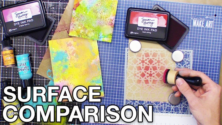Crafting Work Surfaces Comparison! Media Mat, Craft Sheet, Stay-tion