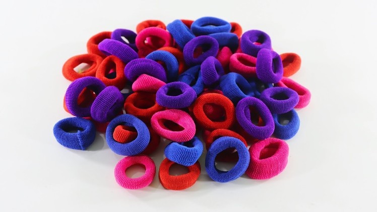Diy Arts and Craft With Rubber bands ! Best Out Of Hair Rubber Bands !