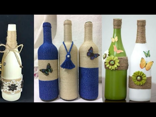 Diy  bottle craft making Idea | Best out of waste | diy bottle design making, diy bottle craft