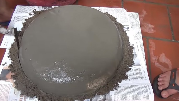DIY Cement Craft and Art of Devil - Amazing Beautiful Fountain and Fish Pond