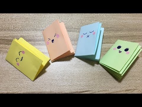 DIY Cute Small Notebook Craft For Kids