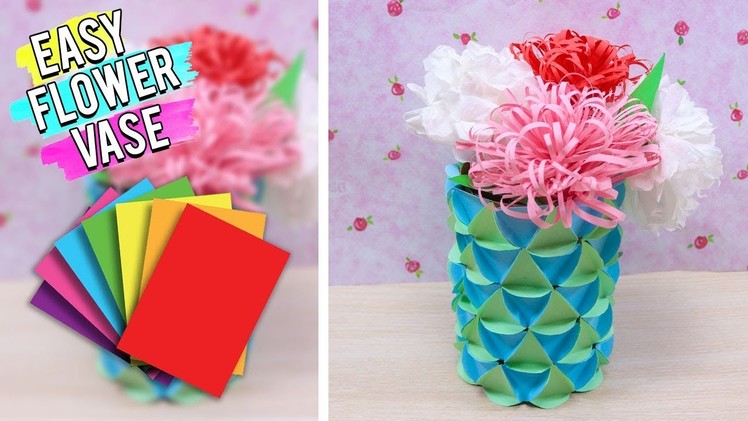 DIY Easy Flower Vase Craft Idea - Best Out Of Waste.