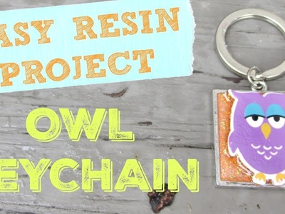 DIY Owl Resin Keychain | Craft Klatch