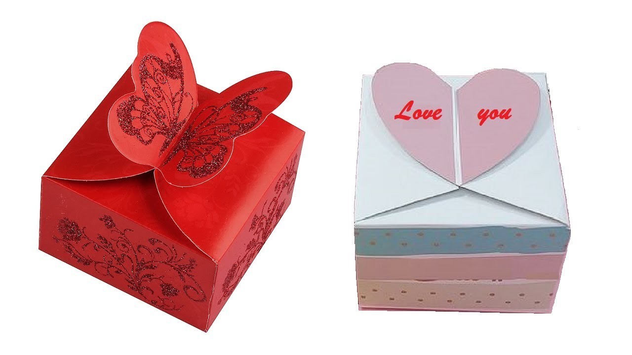 DIY Paper Craft How To Make Heart Boxes Origami