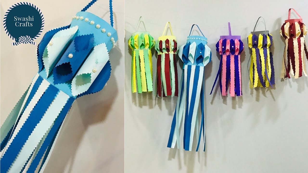 DIY Paper Wall Hanging || Paper Craft || DIY ROOM DECOR || Handmade Wall Hanging