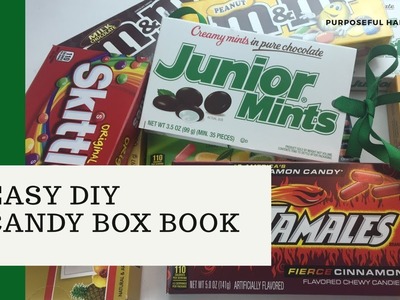 DIY Recycled Candy Box Book - A Perfect Summer Project.Craft for Children