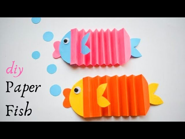 Easy Paper Fish Craft | Easy Paper Fish Making | DIY Paper Fish for Kids | Fun Paper Craft Ideas