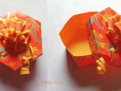 Gift Box Tutorial - DIY Gift Box - Easy Paper Crafts - Handmade Craft