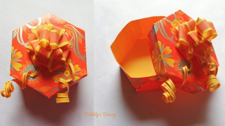 Gift Box Tutorial - DIY Gift Box - Easy Paper Crafts - Handmade Craft