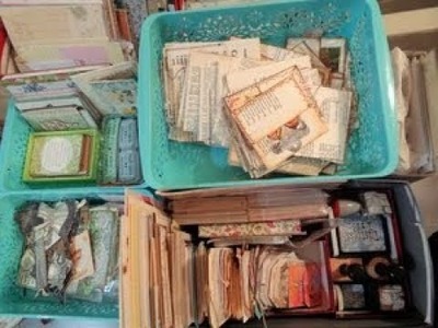 How I sort and store craft supplies
