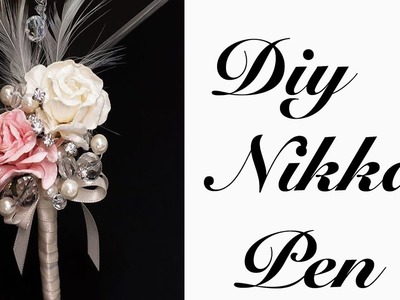 HOW TO DECORATE NIKKAH PEN | DIY CRAFT | SIMPLE AND EASY | WEDDING DECORATION