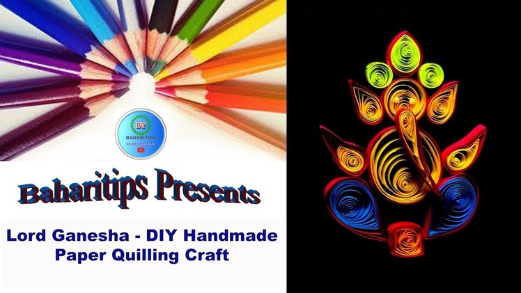 Lord Ganesha - DIY Handmade Paper Quilling Craft | Quilling Paper Craft