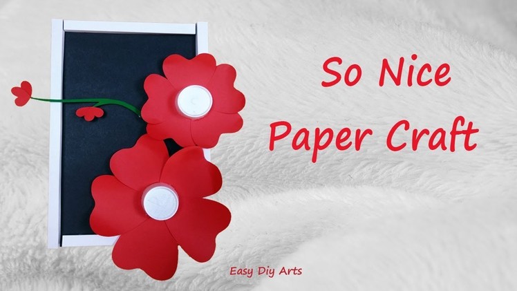 Nice And Easy Paper Craft Wall Hanging || Paper Wall Showpiece