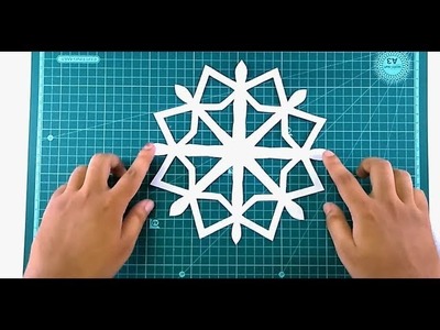 Paper cutting art | Easy Paper Cutting Craft Design | beautiful paper design