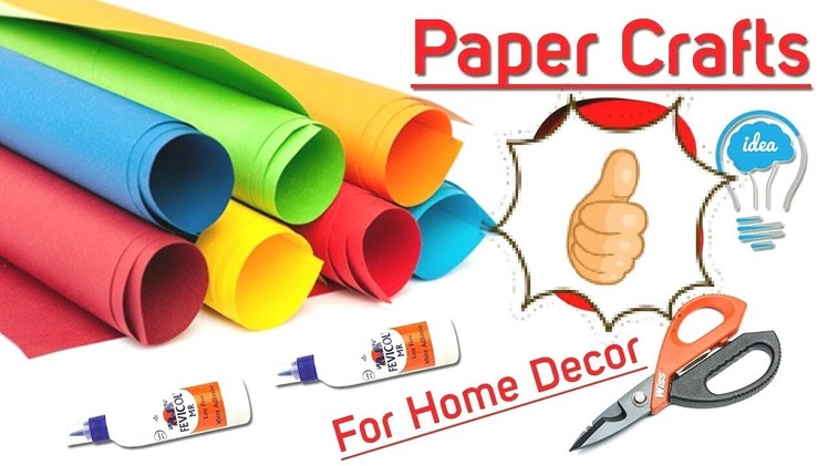 Paper Wall Hanging Home Decor Idea | Paper craft Room Decor DIY