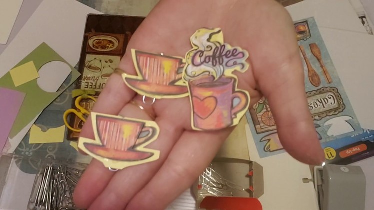 Craft With Me - Follow up Ideas Video 2 - Creating Decorated Flat Paperclips - 3D. Pop-Up stickers