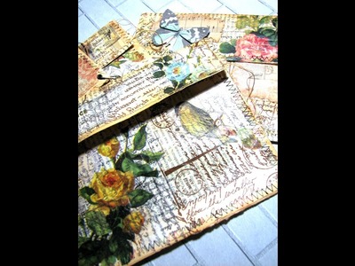 Craft With Me Let’s Create Decoupage Envelopes