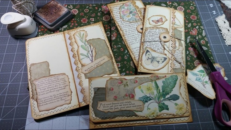 Craft with Me: Making Edith Holden Journal Inserts Envelopes Booklets