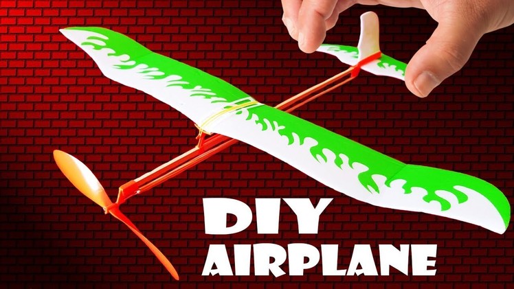 DIY Airplane for a child for $1 | Детский Самолёт Планер своими руками