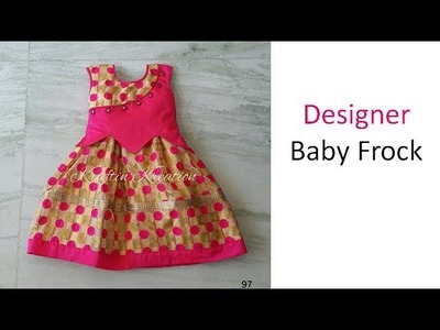 Diy Designer Baby Frock Cutting & Stitching Full Tutorial