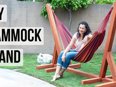 DIY hammock stand - How to build in a weekend - Anika's DIY Life