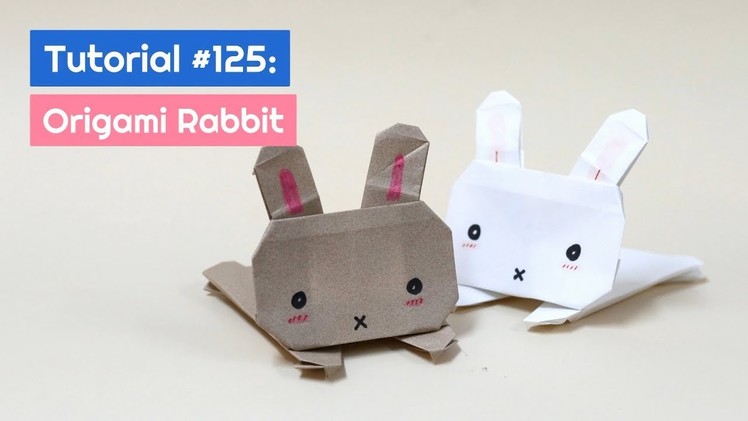 DIY Origami Rabbit Tutorial | The Idea King Tutorial #125
