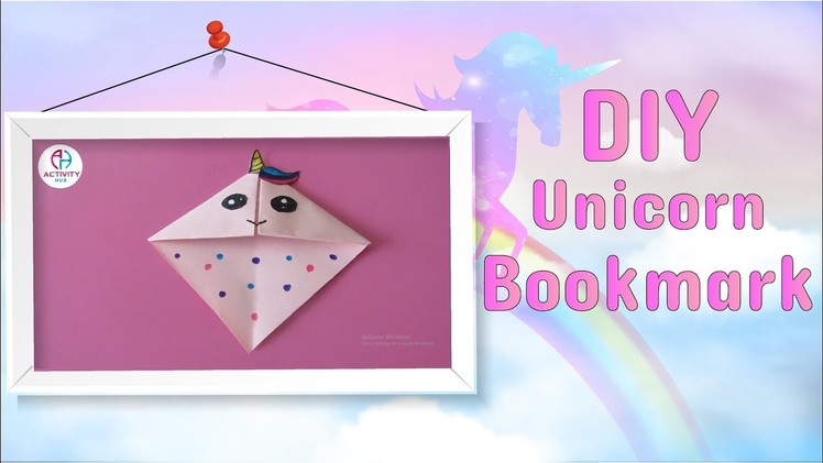 DIY Unicorn Bookmark | Easy Craft Idea