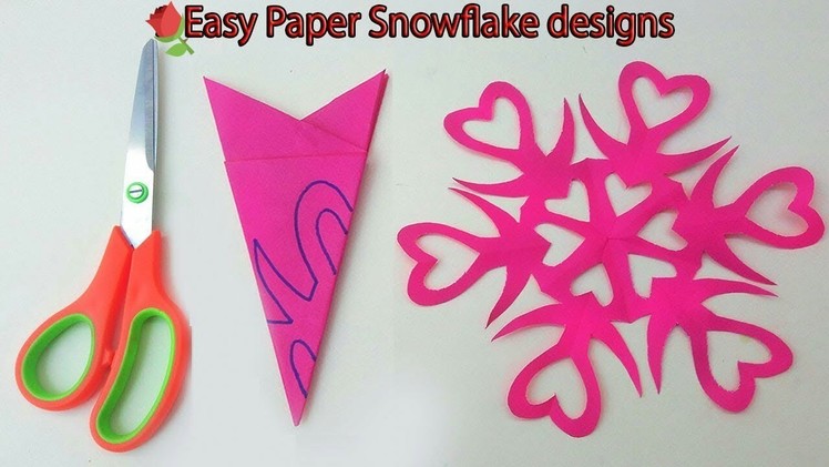 Easy Paper Snokflakes Design 2019  |||  Diy Room Decoration Ideas With Craft Paper