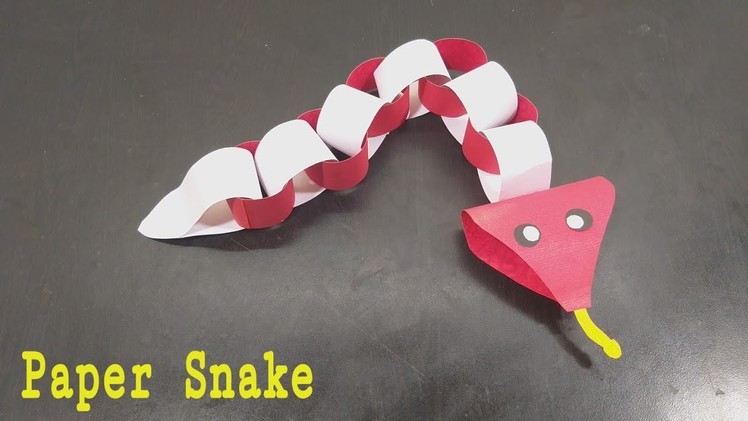 How To Make A Paper Snake | Paper Craft For Kids | Rajni Crafts