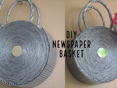 How To Make  Newspaper Basket | diy newspaper basket |paper craft ideas | parul pawar