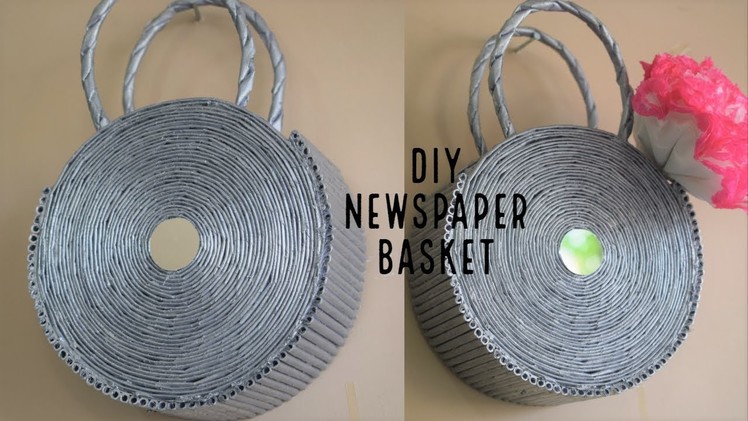 How To Make  Newspaper Basket | diy newspaper basket |paper craft ideas | parul pawar