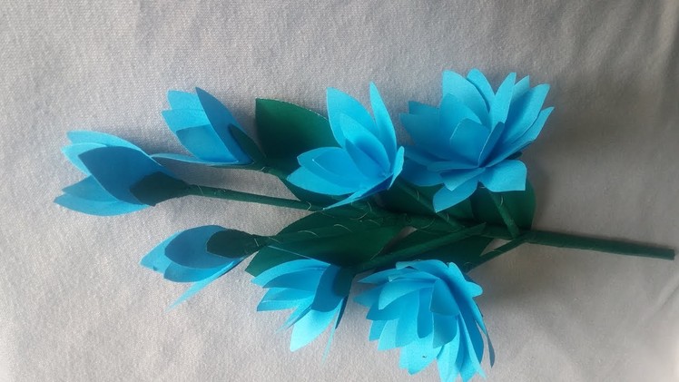 How to make Paper Flowers | DIY Paper Flower Making Tutorials | Paper Crafts