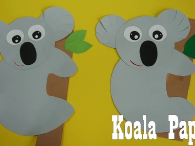 Koala Paper Craft For Kids | easy paper Koala Paper craft ideas step by step