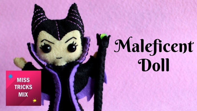 Maleficent Felt Doll DIY Tutorial