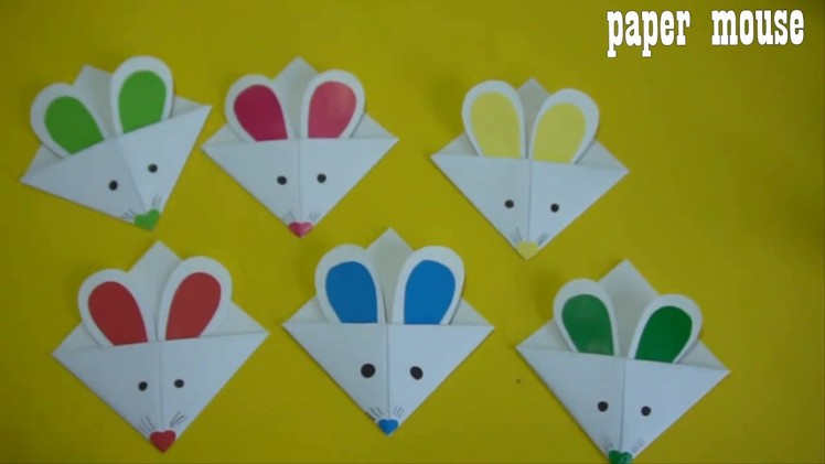 Mouse Paper Craft For Kids | How to make Mouse Paper  ideas step by step