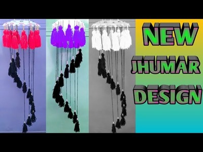 New Jhumar Design | How to make jhumar with Woolen | Woolen craft | Beautiful jhumar | Jhumar