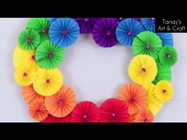 Origami || Wall hanging made with paper || Tanay's Art & Craft ||