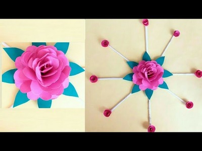 Paper flower wall hanging | paper flower ideas | paper craft | wall decoration ideas | #MA58