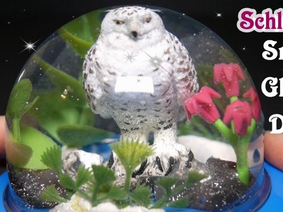 Schleich Majestic Snowy Owl Snow Globe DIY | Schleich DIY Craft Idea