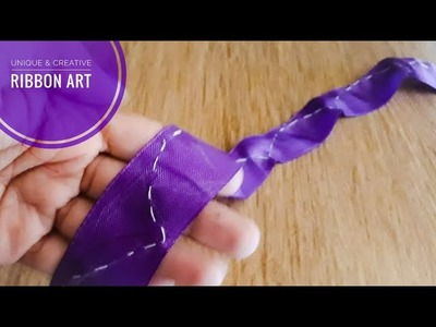 Unique & Creative Ribbon Art|Easy DIY Ribbon Crafts|Step by Step tutorial|Quicky Crafts