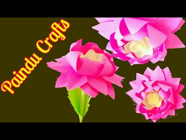 Adorable Paper Flowers | How to make Beautiful Paper Flower | DIY Paper Crafts