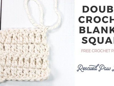 Beginner Double Crochet Square Pattern