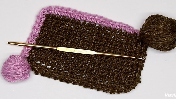 Crochet edge trim Vasilisa